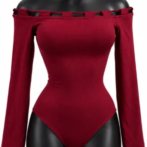 Body hombros descubiertos con tiras